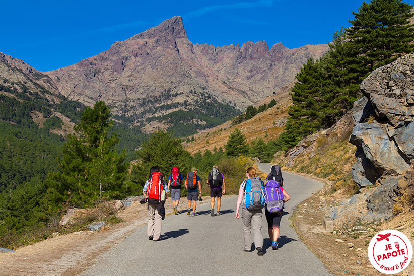 Départ randonnée Corse