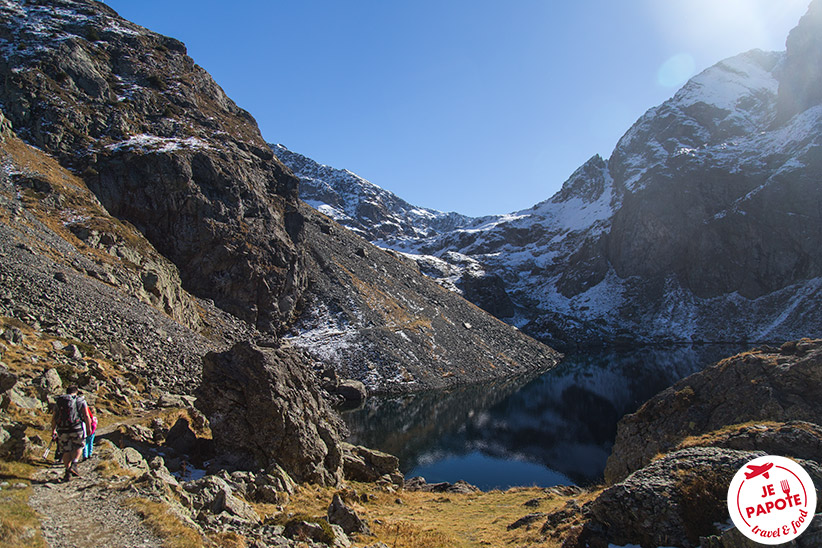 Sentier randonnée Col de la Pra