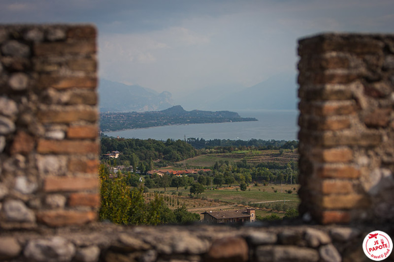 Vue sur le lac de Garde