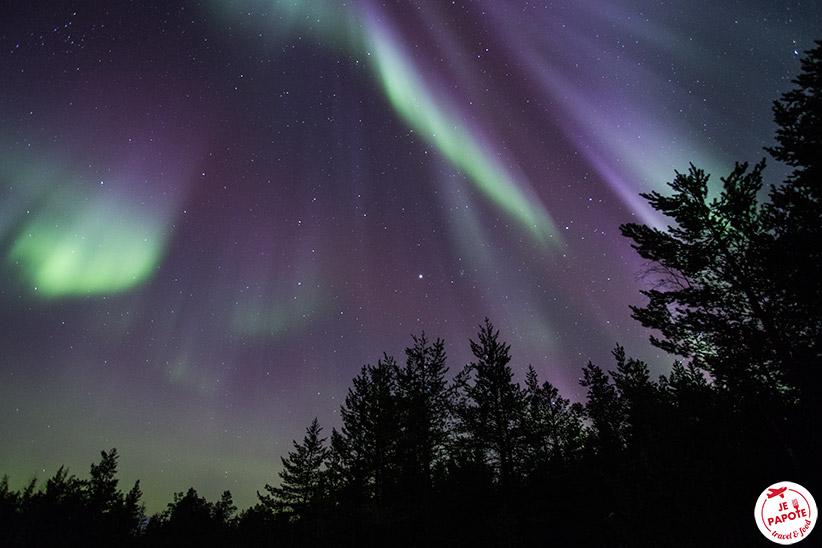 Aurores boréales en Finlande