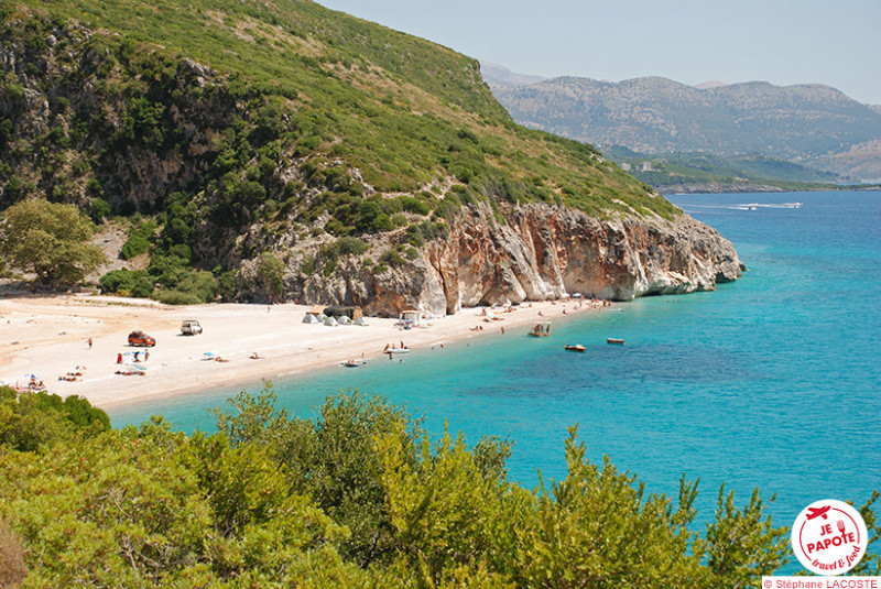 Plage de Gjipe Albanie