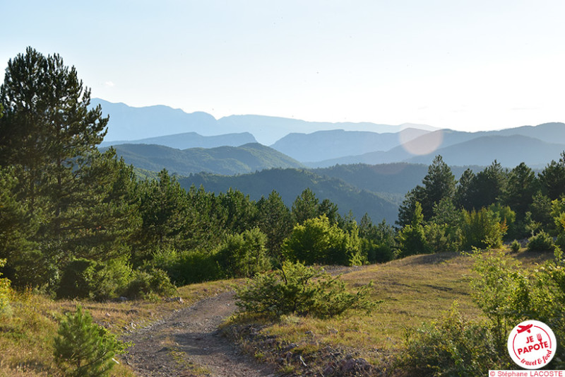 Leshnjë - Fin de journée dans les montagne du sud de l'Albanie