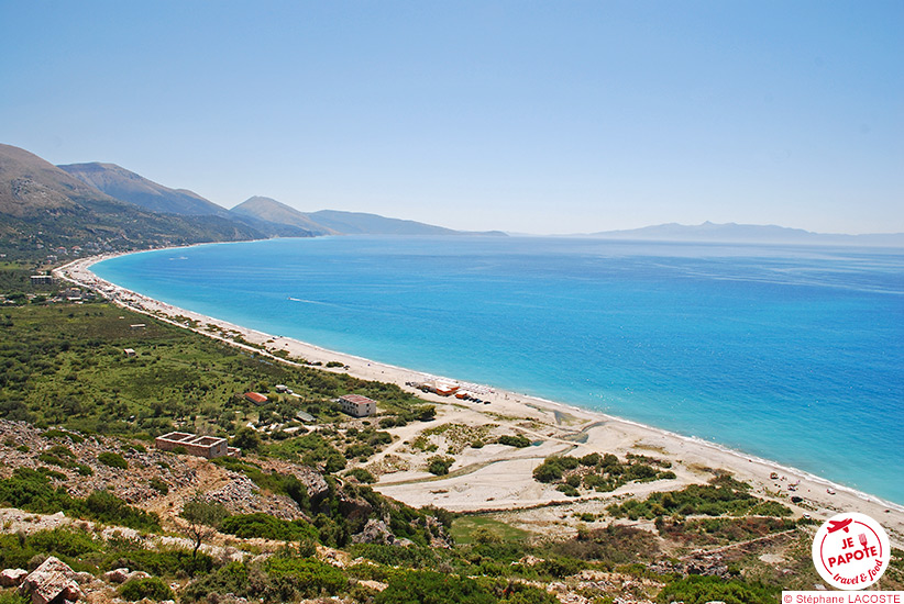 Plage de Borsh Albanie