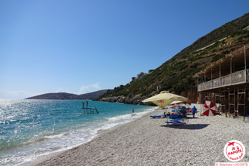 Plage de Borsh Albanie