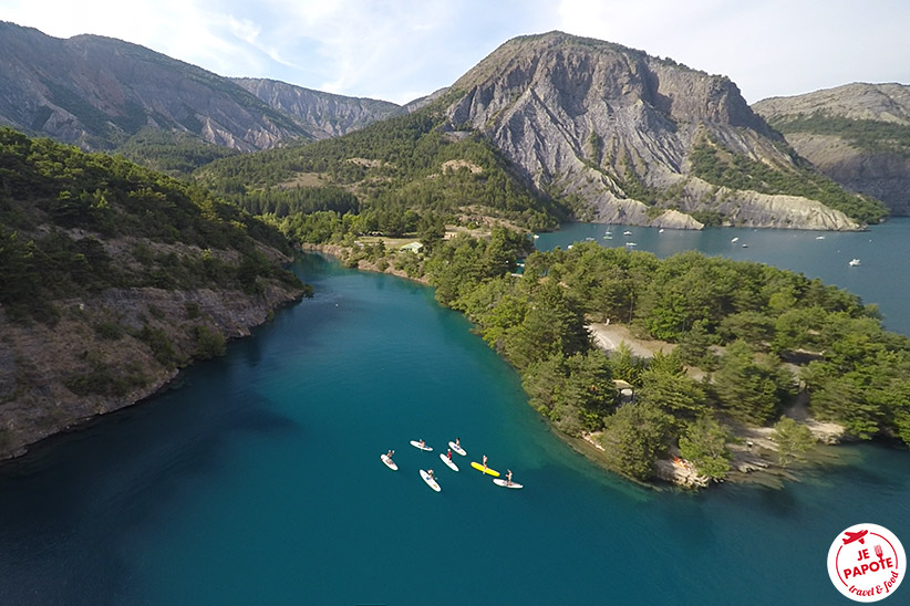 Stand Up Paddle au lac de Serre Poncon