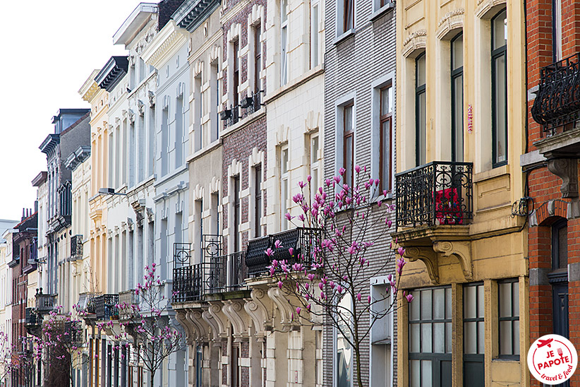 Rues colorées Bruxelles