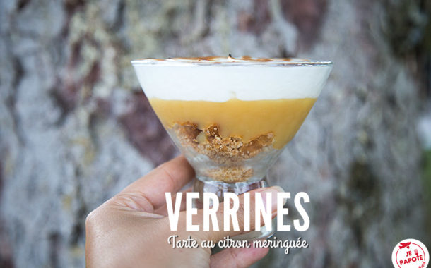 Verrines façon tarte au citron meringuée