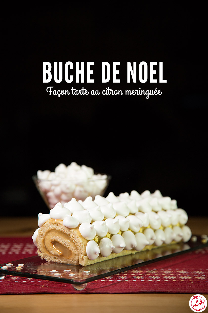 Buche de noel citron