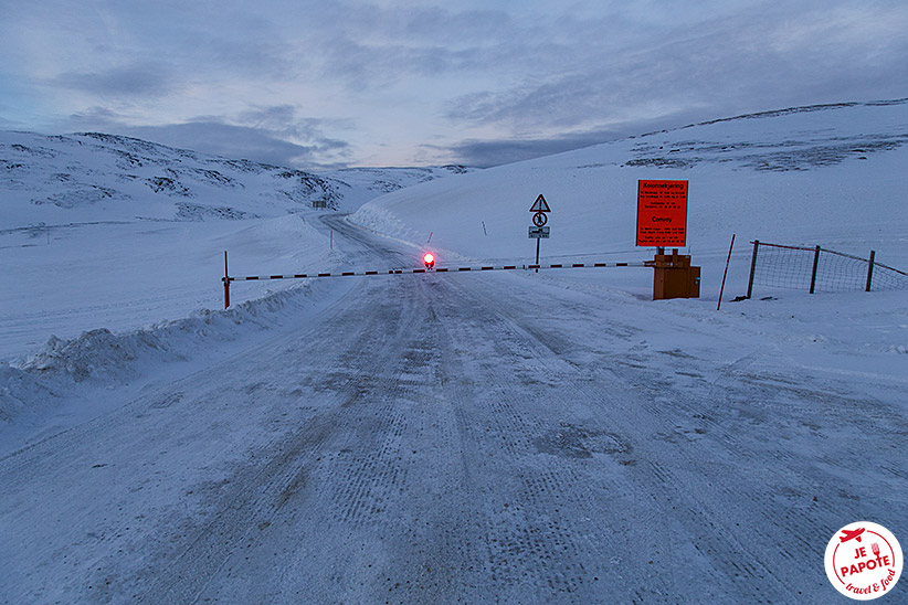 Route menant au cap nord