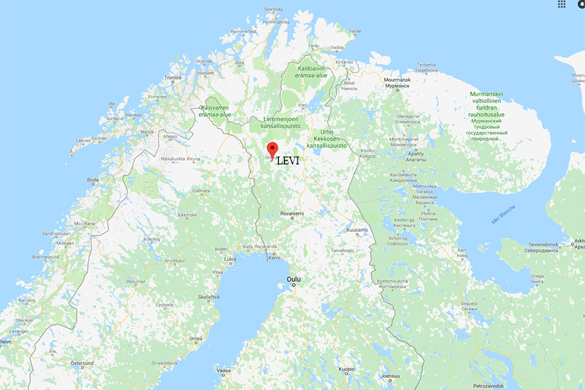 Carte Levi Finlande