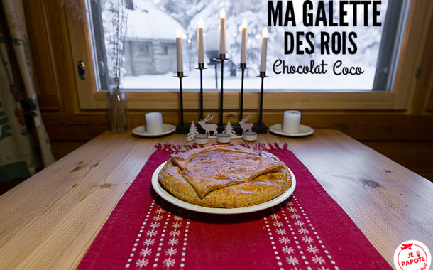 Ma galette des rois chocolat coco