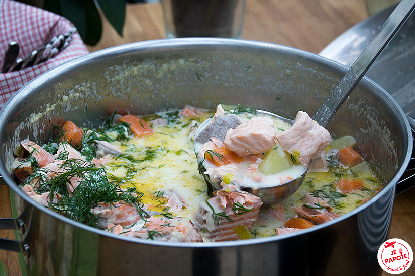 recette soupe de saumon finlandaise
