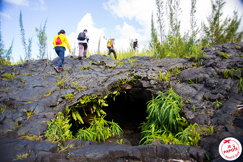 visite tunnel de lave