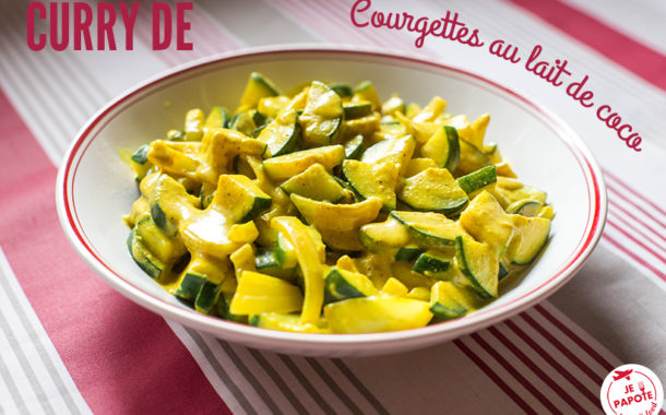 Curry de courgettes au lait de coco