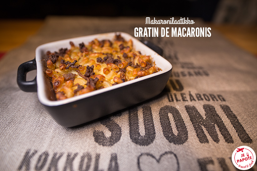 gratin de macaronis - makaronilaatikko