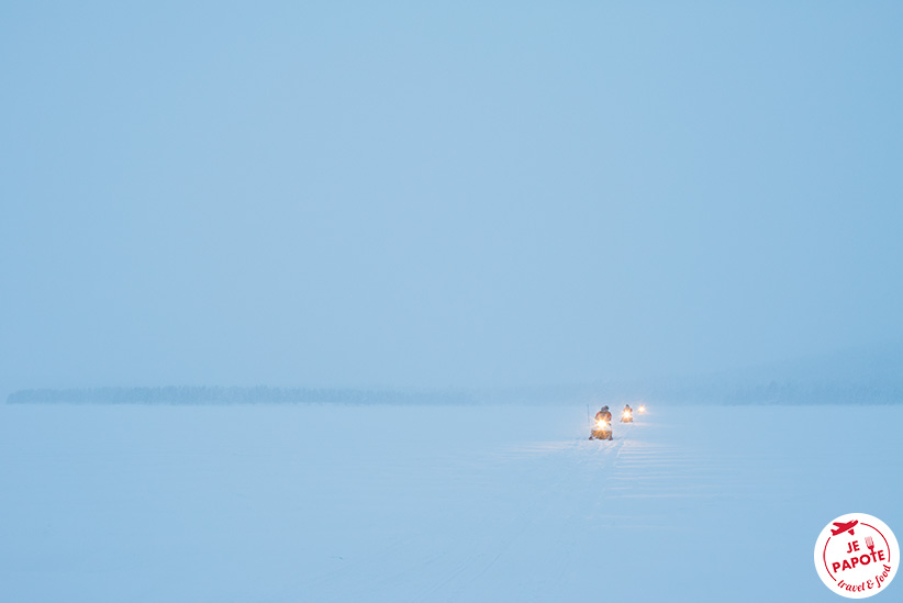 Jour blanc Laponie