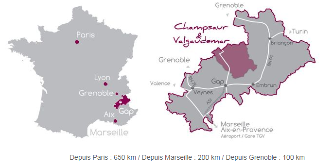 carte Champsaur Valgaudemar