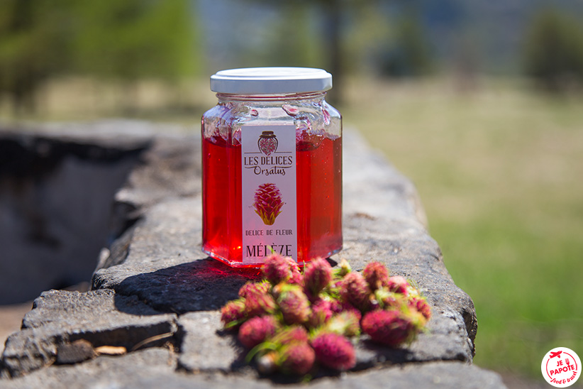 confiture de fleur de mélèze