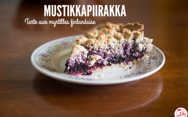 Tarte aux myrtilles finlandaise (Mustikkapiirakka)
