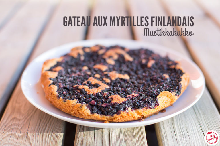 gateau aux myrtilles