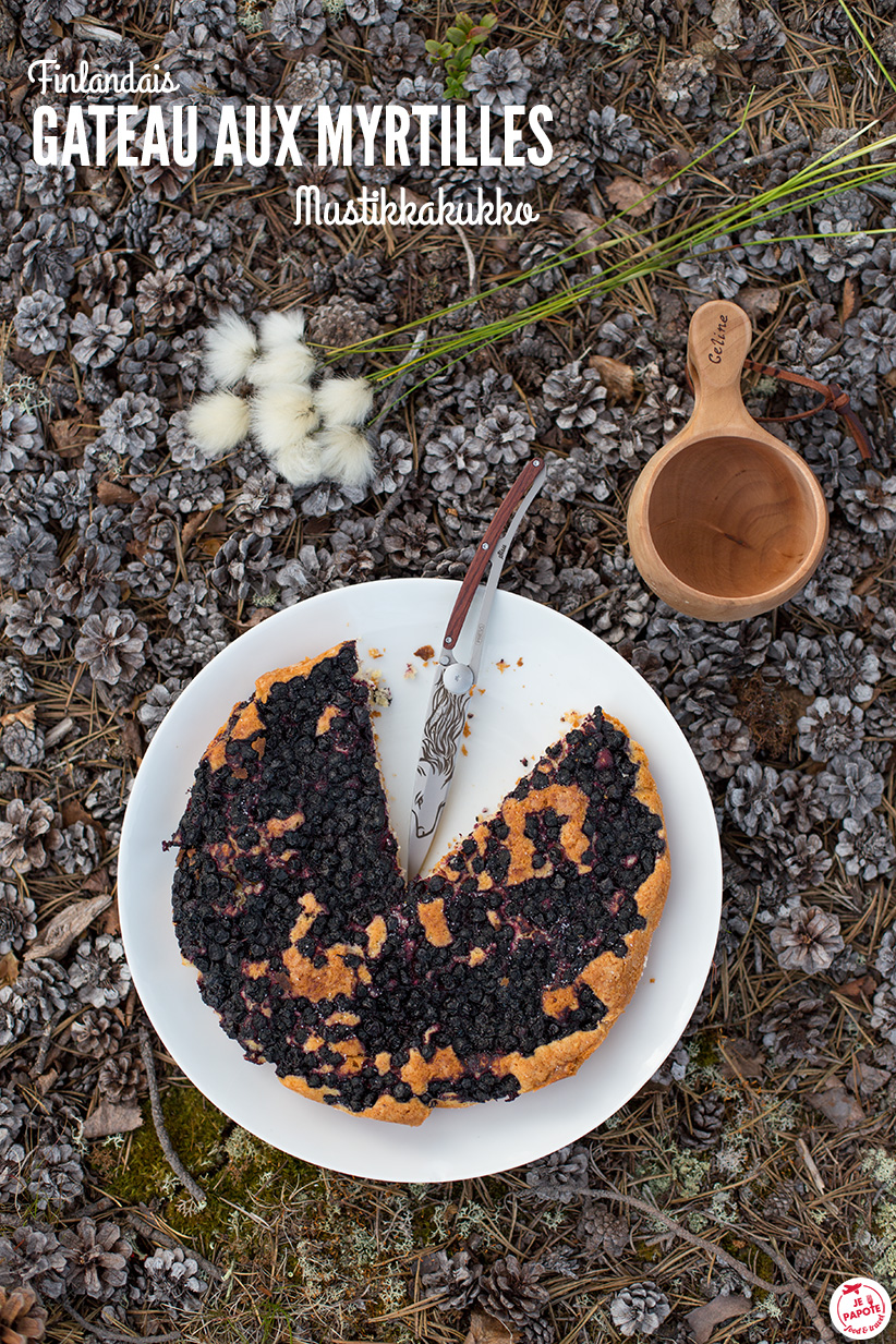 gateau aux myrtilles mustikkakukko