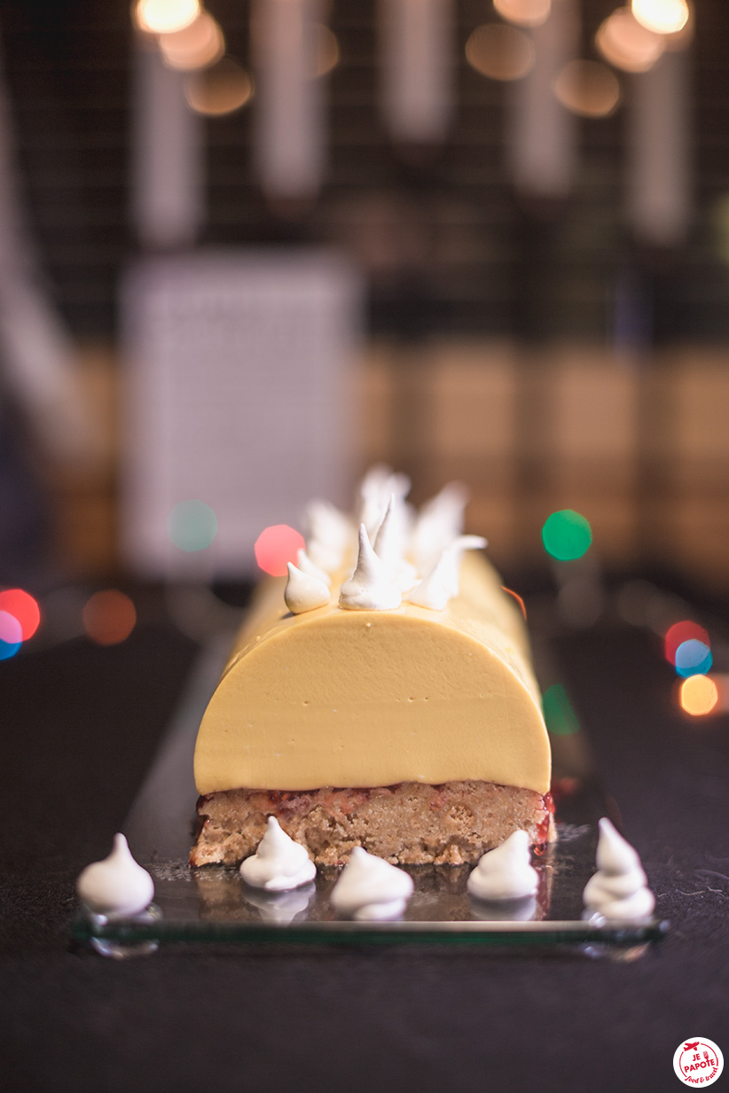 buche noel facon cheesecake