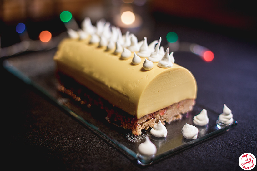 buche noel mangue cheesecake