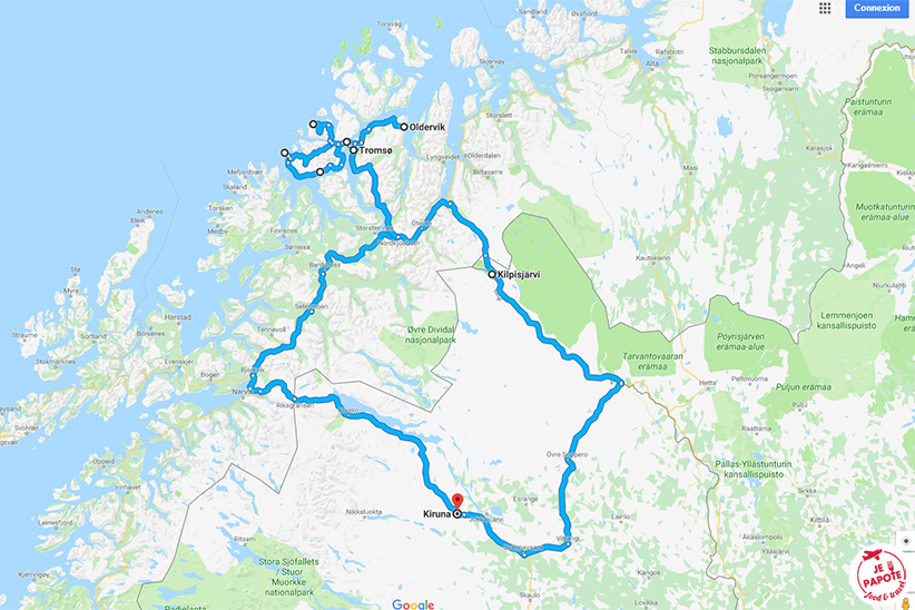 itineraire roadtrip tromso hiver