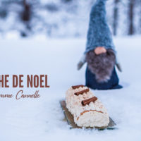 Buche de noel pomme cannelle