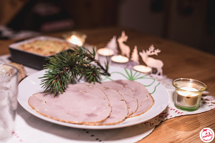 jambon roti de noel