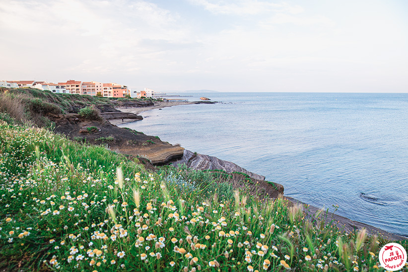 falaises cap d'agde