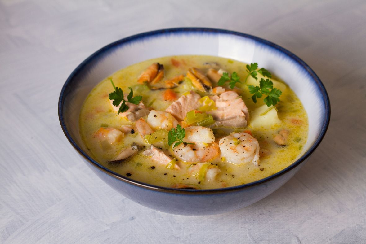 Seafood chowder