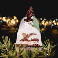 bûche de noël mousse poire chocolat