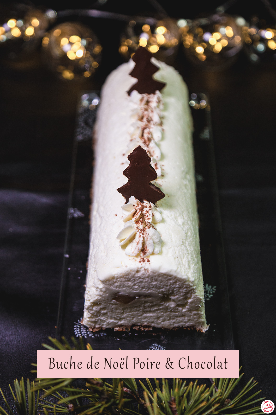 Recette bûche de noël poire chocolat