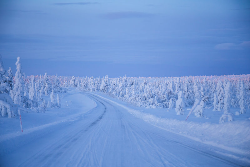 route laponie hiver