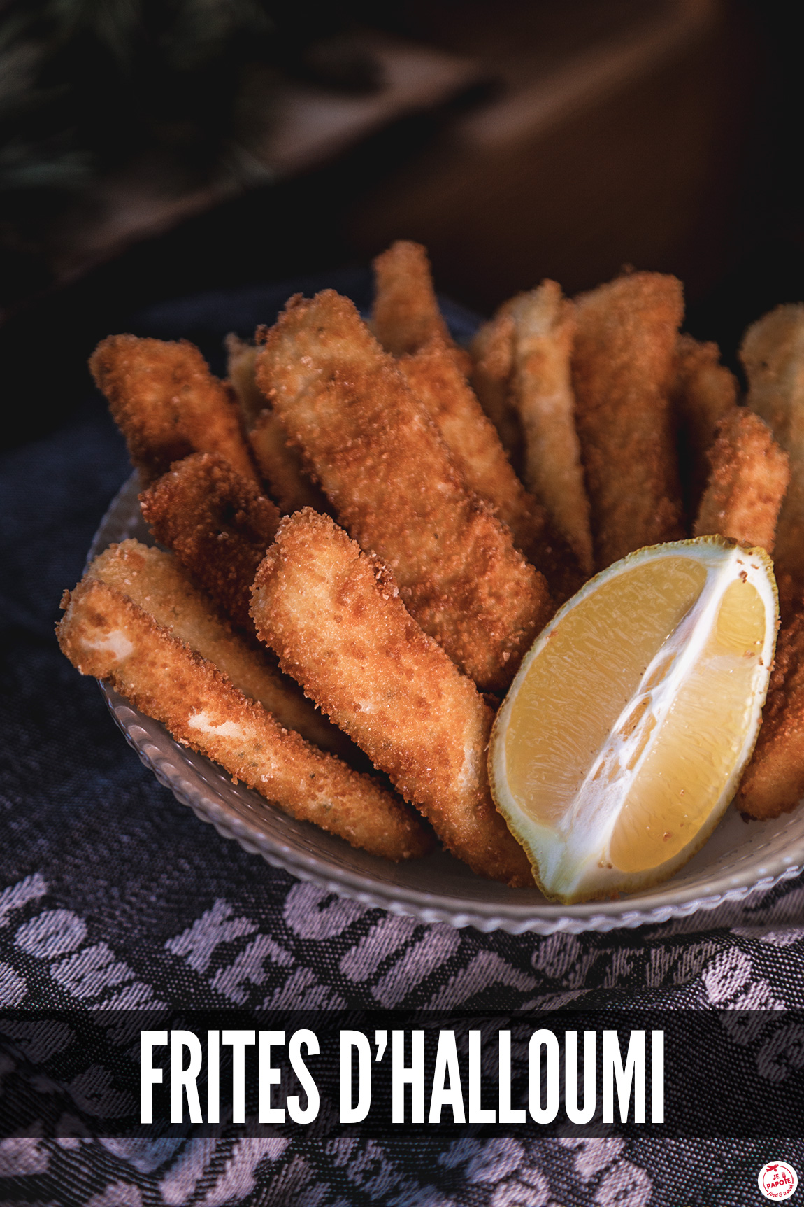 frites d'halloumi