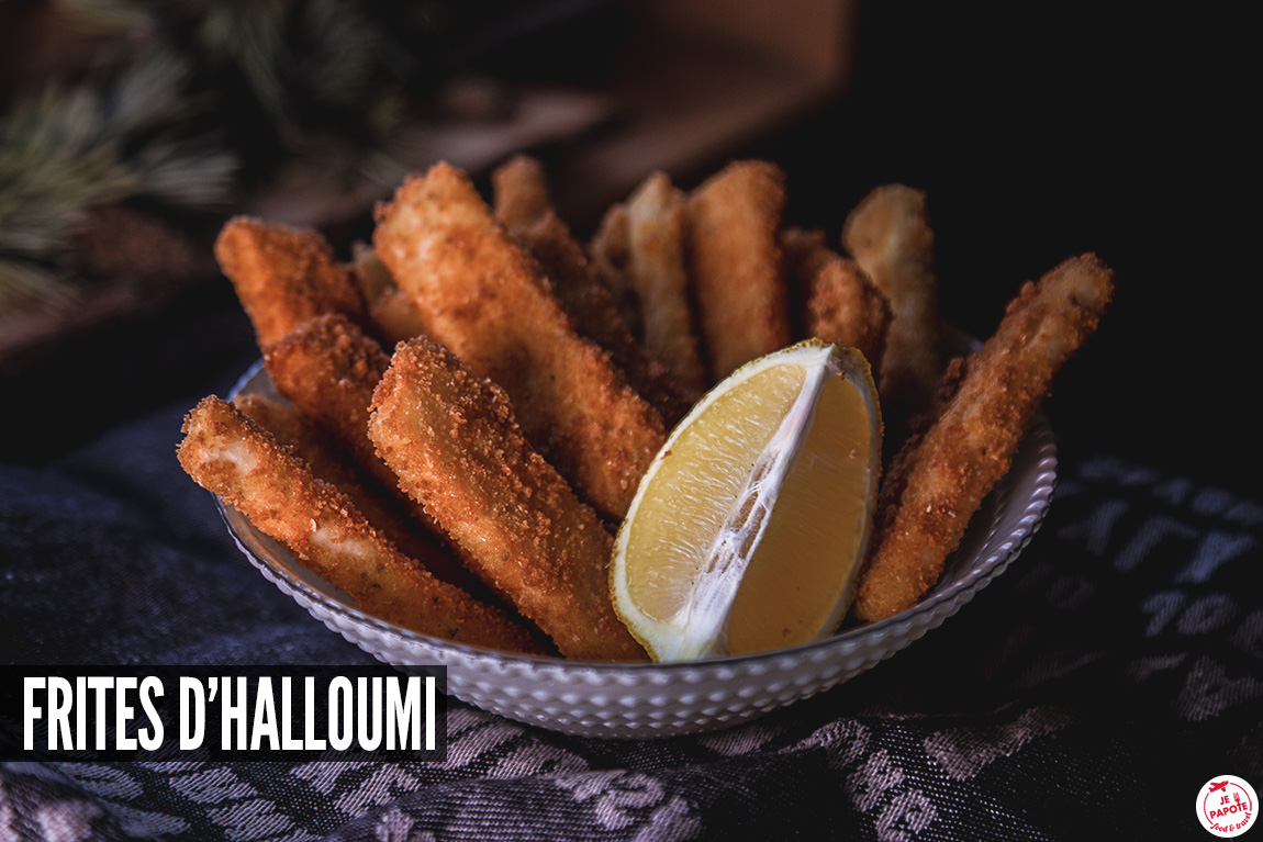 frites halloumi