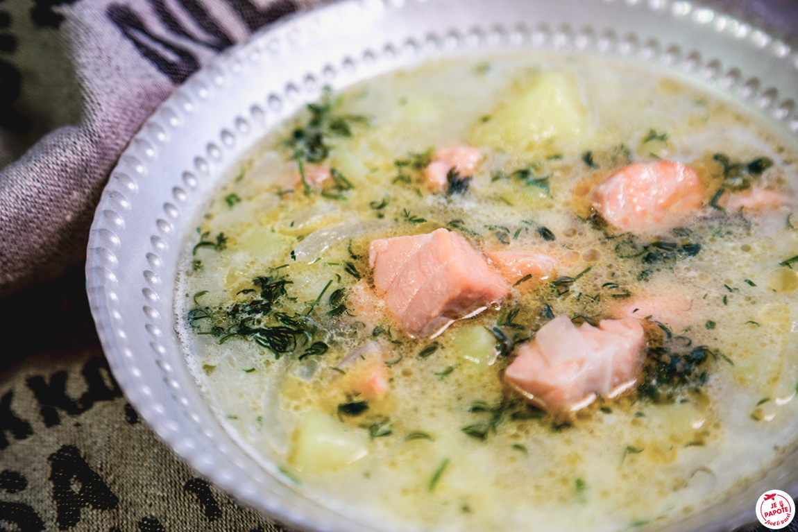 soupe de saumon finlandaise