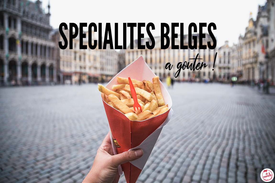 La vie est belge cadeau frites et drapeau Belgique' Boîte à goûter