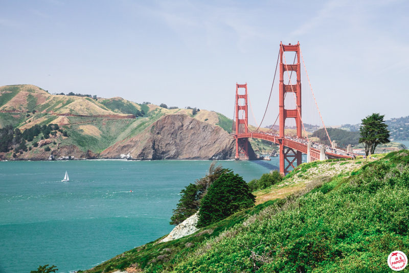 vue sur le golden gate bridge