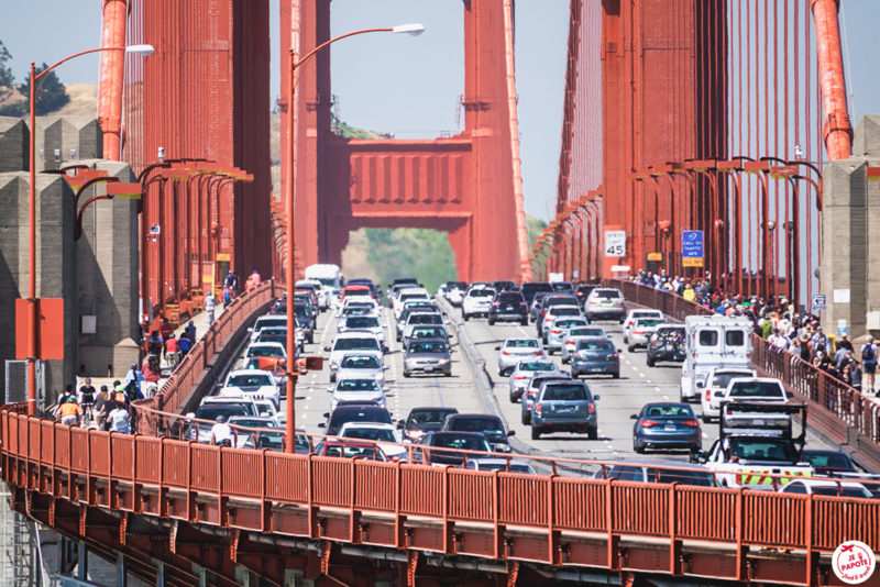 golden gate bridge en voiture