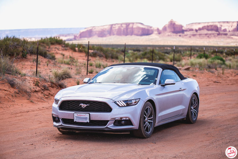 mustang sur la Valley Drive 