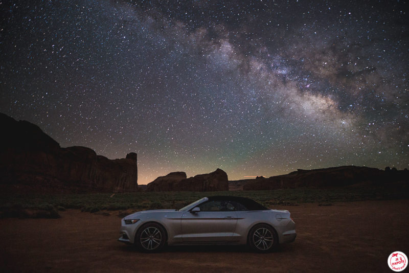 voie lactée monument valley