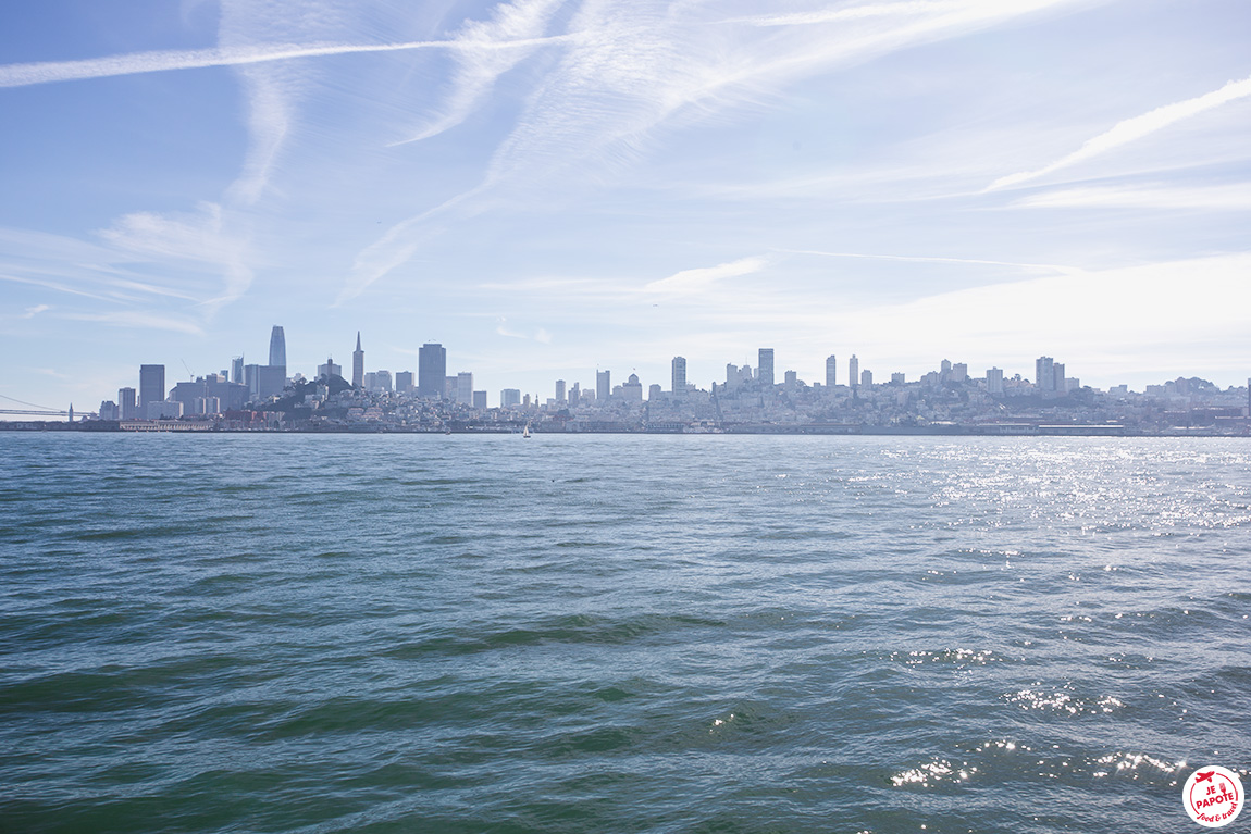 vue depuis ferry alcatraz