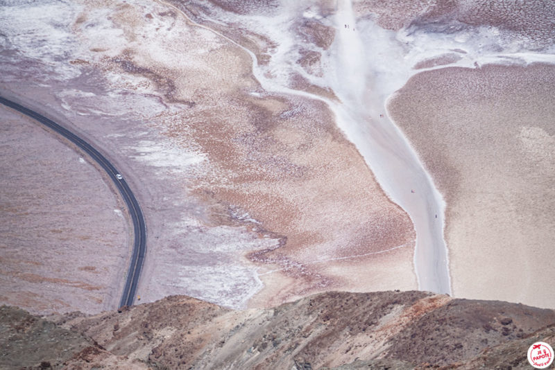 Badwater vue d'en haut