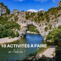 activites Ardèche