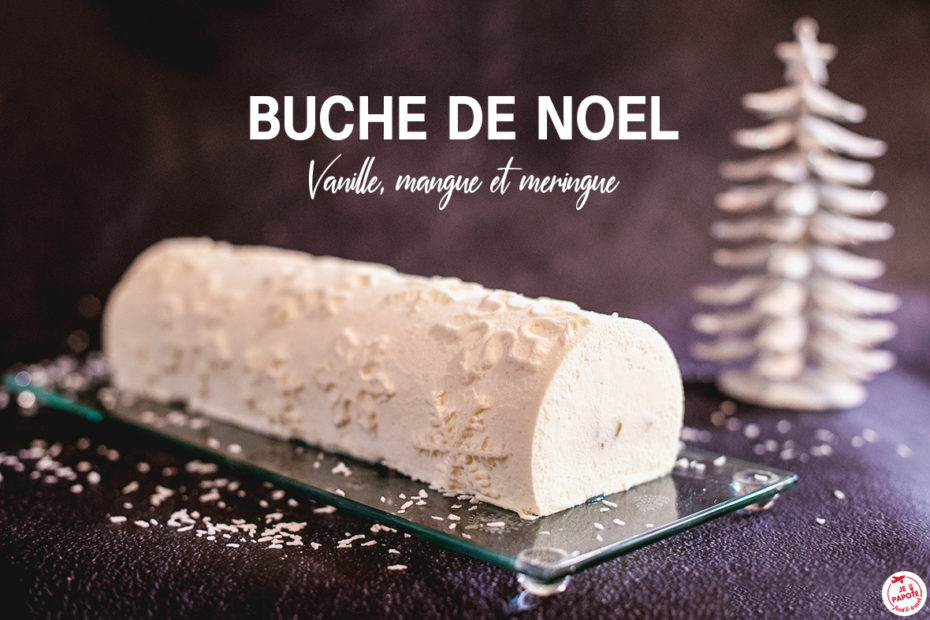 buche de noel vanille mangue