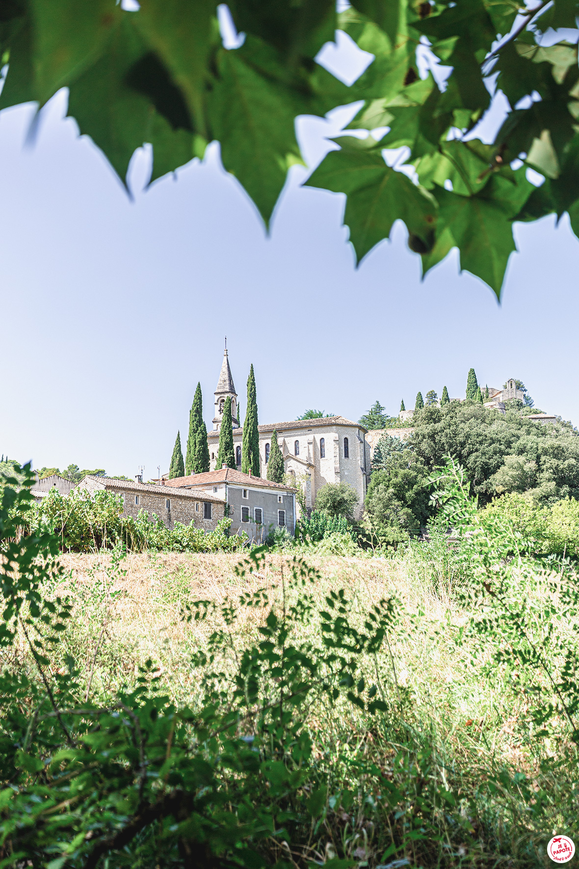 Vue sur la roque-sur-cèze