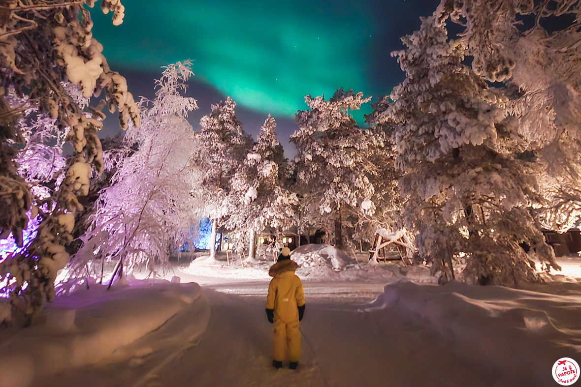 aurore boreales laponie finlandaise